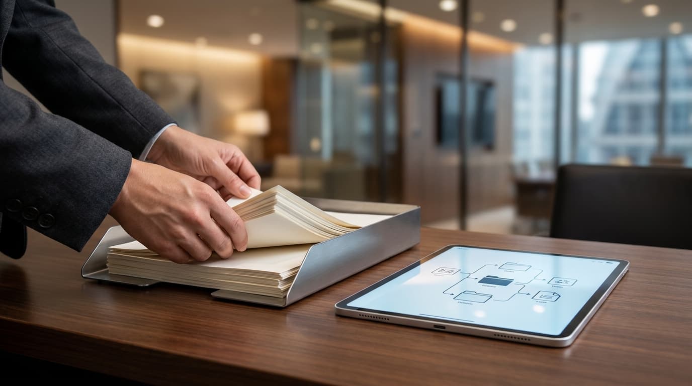 shipment document management system workflow diagram