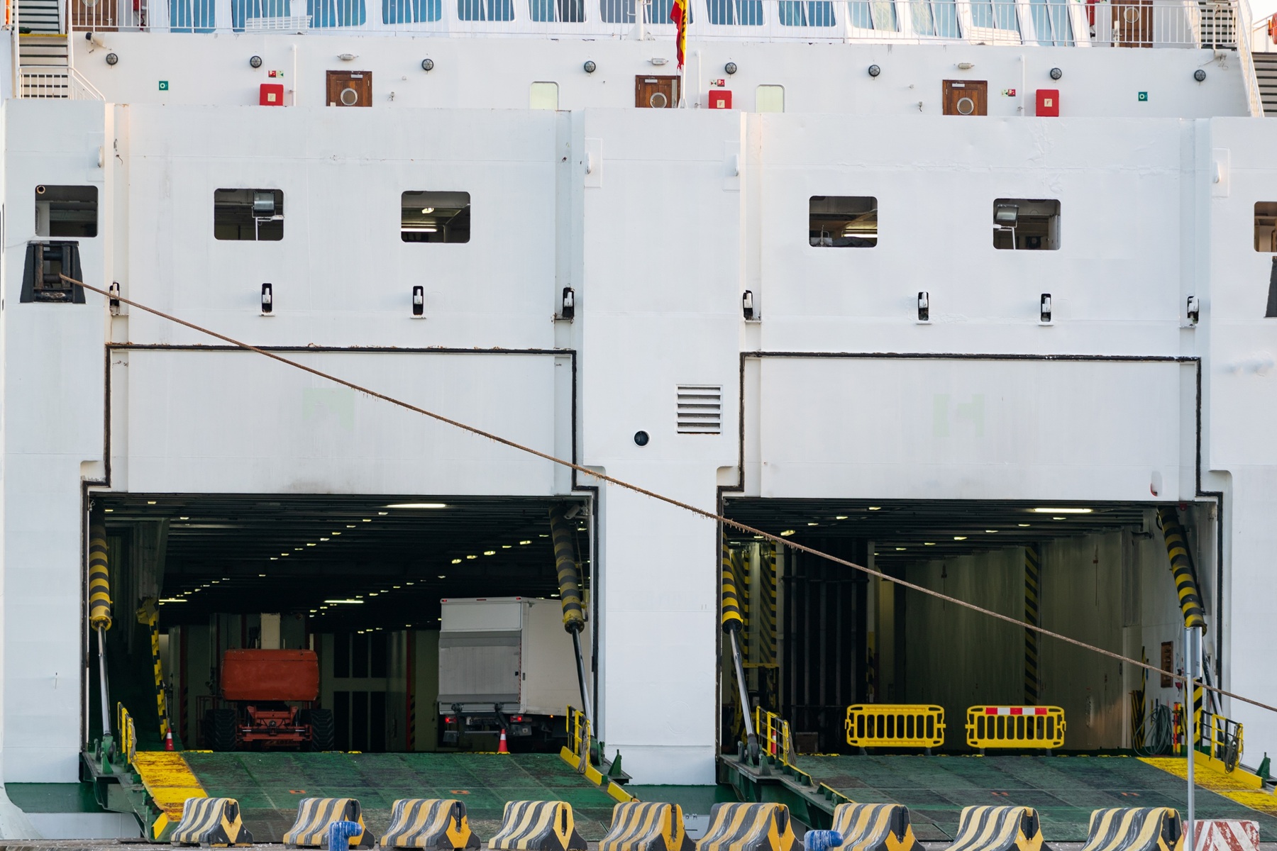 No structured gate-in and gate-out record